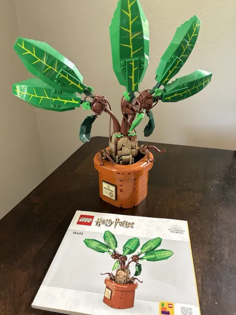 LEGO Harry Potter: Mandrake (76433) 100% Complete Used For Display Only
