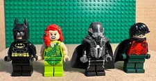 LEGO Batman Minifigure Lot Poison Ivy, Batman, Robin sh0195 , General Zod sh0076