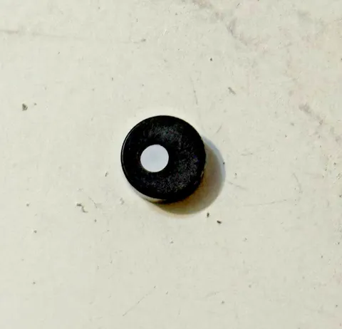 1x LEGO 6284072 Tile Decorated White Circle Eye Pupil 1x1 Black 98138pb097