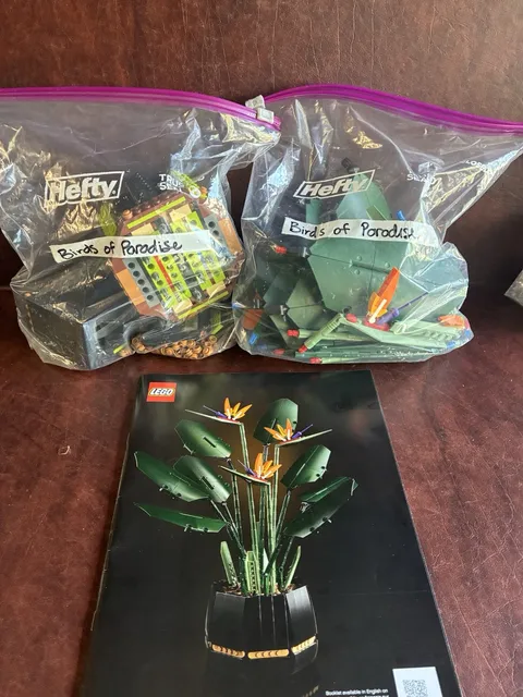 USED LEGO 10289 Botanicals Bird Of Paradise - 100% Complete With Manual