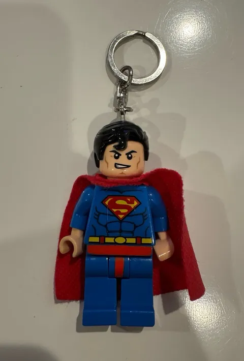LEGO Superman LEDLite Minifigure Keychain DC Comics Super Heroes LED Light