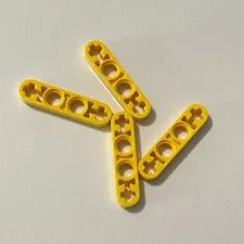 Lego 32449 Yellow Replacement Add-on Parts Pieces Lot of 4