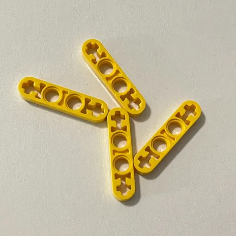 Lego 32449 Yellow Replacement Add-on Parts Pieces Lot of 4