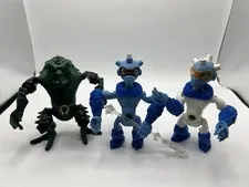Vtg 2002 LEGO Galidor Lot of 3 Action Figures Plus Parts