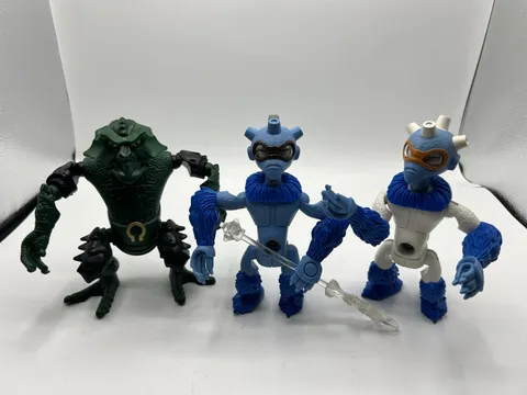 Vtg 2002 LEGO Galidor Lot of 3 Action Figures Plus Parts