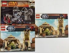 Lego Star Wars MANUAL ONLY 9516 1 & 2 Jabba's Palace 75093 Death Star Final Duel