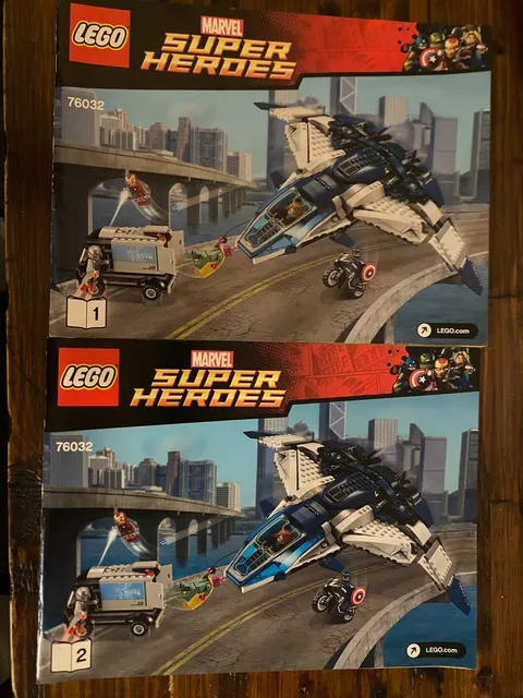 Lego Avengers QUINJET CITY CHASE 76032 *INSTRUCTIONS ONLY*