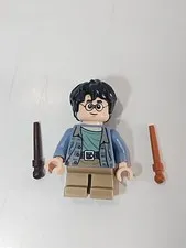 LEGO Harry Potter 76439: Harry Potter Minifigure with 2 Wands ~ Ships FAST!!!