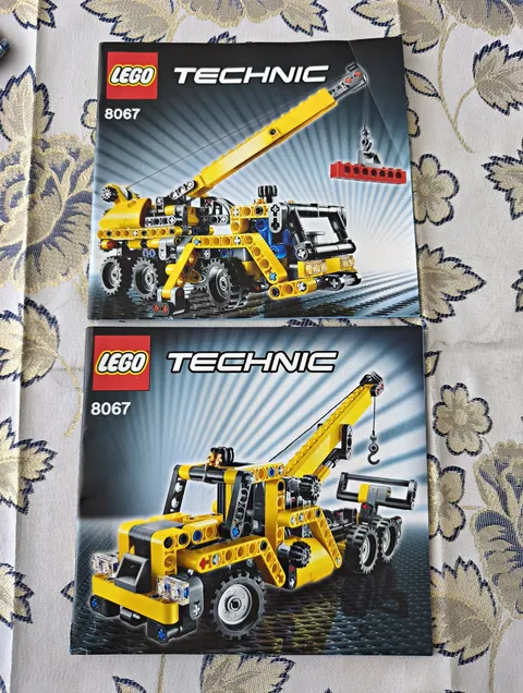 LEGO Technic Building Instructions 8067 Mobile Mini Crane Booklets 1&2 with Flyer