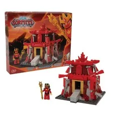 Fire Construction Set with Mini Figure, the Fiamma Fortress, 280 Pieces, for Children...