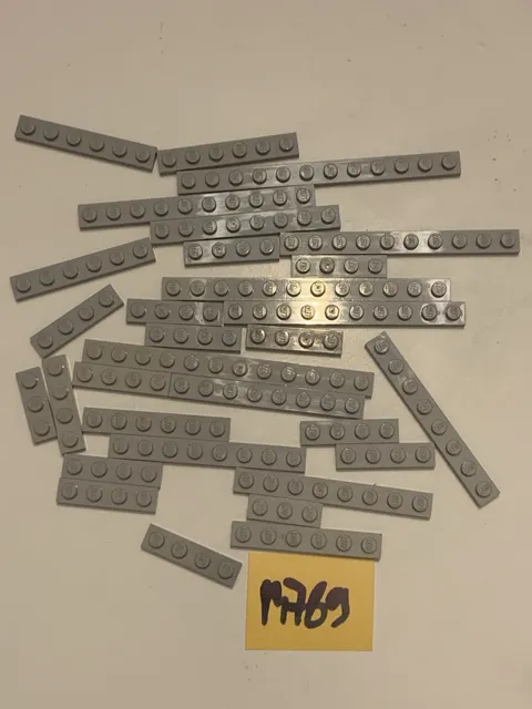 Lego Part Lot Plates Light Grey