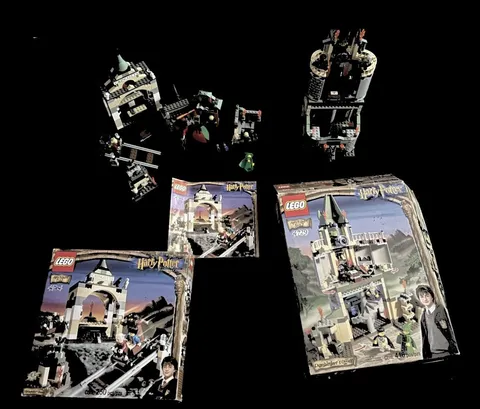 LEGO Harry Potter 2002 Lot 4714 4719 4729 4731 100% Complete Gringotts Dobby