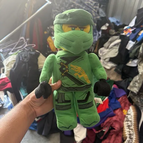 LEGO Ninjago LLOYD Ninja Warrior 13" Green Minifigure Plush Manhattan Toy