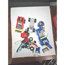 LEGO Vehicle Parts Bundle - Mixed Pieces Cars Trucks Wheels Construction Toys