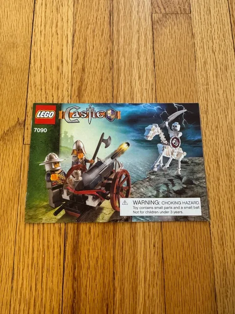 Lego Castle Crossbow Attack (7090) Instruction Booklet Only