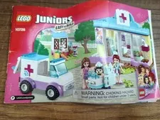 LEGO Juniors Friends 10728 Mias Vet Clinic Instruction Manual Booklet ONLY 2016