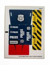 NEW LEGO | Sticker Sheet for Set 60007 City High Speed Chase