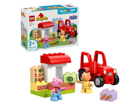 Lego Duplo Peppa Pig Tractor And Market Building Toy For Toddlers Ages 2+ NEW