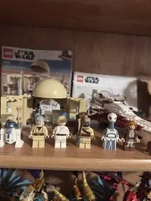 LEGO Obiwan Hut Set 75270 and Jedi starfighter 