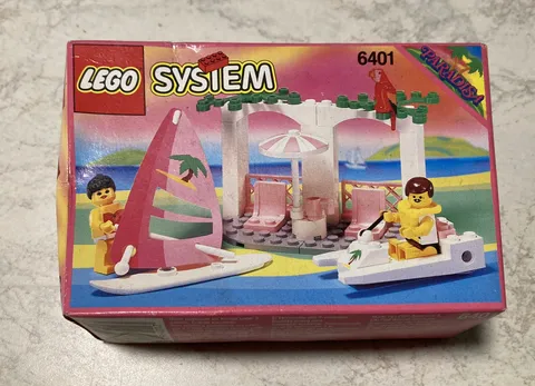 Vintage Lego Paradisa 6401 Seaside Cabana New Sealed /New & Sealed_