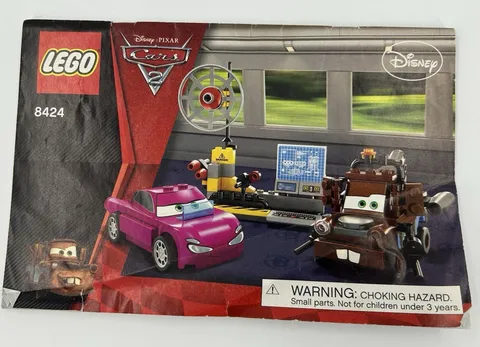 Lego Disney Cars 8424 Instructional Manual Only 2011