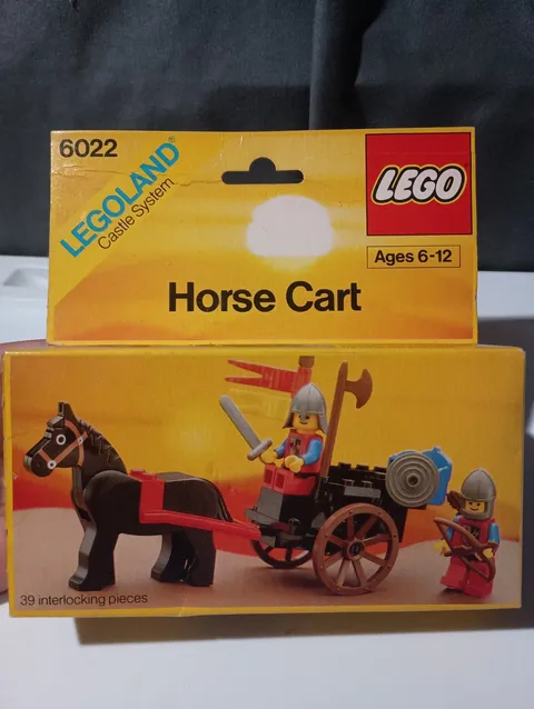 NIB LEGO #6022 Legoland Castle System Horse Cart 1985