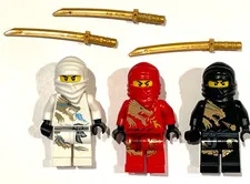 Lego NinjaGo Zane Kai Cole DX Dragon Extreme MiniFigs 2011 Sets 2507 2509 2260