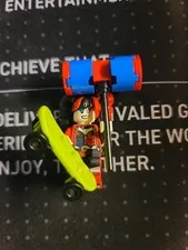 LEGO Harley Quinn & Hammer 76220 Mini fig Minifigure DC SUPER HEROES Skate Board