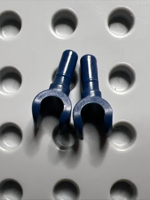 LEGO 983 Dark Blue Minifigure Replacement Hands x2 - 1 Pair