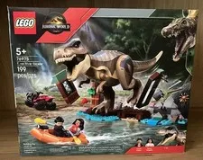 Lego #76975 Jurassic World T. rex River Escape 199 pcs New