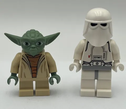 LEGO Star Wars Yoda & Snowtrooper Minifigure Lot Genuine LEGO
