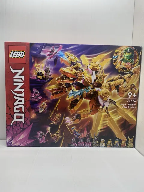 LEGO® NINJAGO 71774 Lloyd’s Golden Ultra Dragon Unopened
