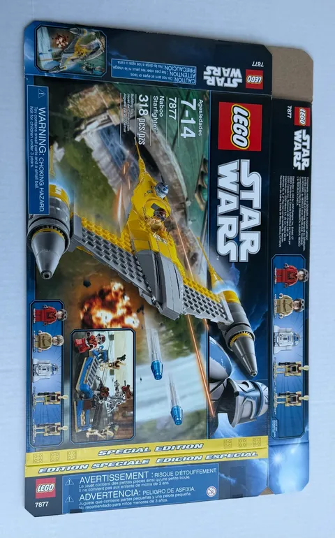 LEGO Star Wars 7877 Naboo Starfighter EMPTY BOX ONLY