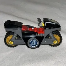 Lego Black Captain America Hydra Faceoff Bike Motorcycle Replacement Part 76189