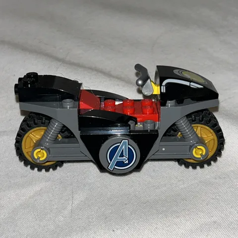 Lego Black Captain America Hydra Faceoff Bike Motorcycle Replacement Part 76189