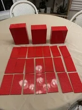 Lots of 8x16 Red Lego Plates! (Lot of 138)
