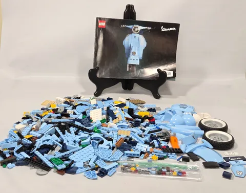 LEGO Icons: Vespa 125 (10298) Missing 3 Pieces, See Parts List