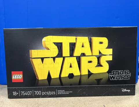 Last One ! LEGO STAR WARS 75407 Brick-Built Star Wars™ Logo New!