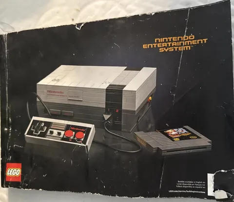 LEGO Nintendo Entertainment System (#71374) Console Instruction Booklet Only