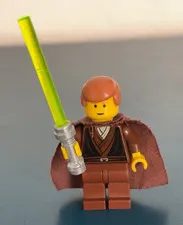 LEGO Star Wars Anakin Skywalker Minifigure with Green Lightsaber 2002