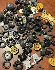 LEGO Parts &  Wheels Tires Axel’s 9 Ounces