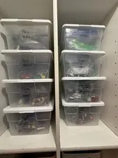 Bricklink Inventory Liquidation Lot - Sorted Lego And Unique Parts