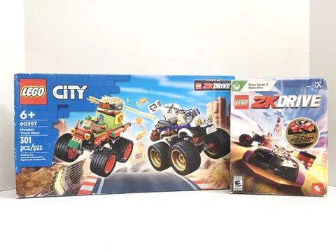 LEGO City 60397 Monster Truck Race Set & 2K Drive Xbox Game NEW CITY Lot