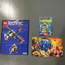 LEGO Technic 8836 Illustrated Instruction Manual Booklet English/French 1995
