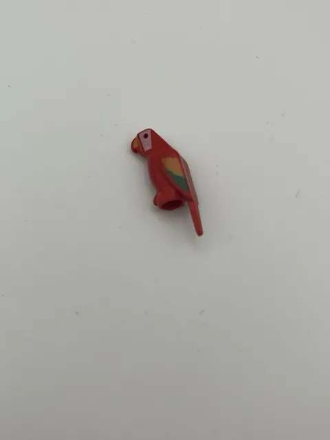LEGO Animal Air Bird Parrot Red Small Beak Green Yellow White Pattern 2546p01
