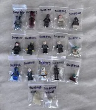 Lego Star Wars Minifig Lot, Luke, Anakin, Yoda, Kenobi, Lando, Plo, Opress