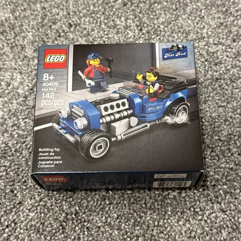LEGO 40409 Hot Rod GWP Retired Promotional Set NEW Sealed 142 Pieces Gift Car