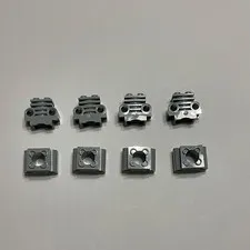 LEGO Technic Engine Cylinder 2850b Light Bluish Gray Lot of 8