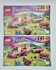 Lego 3184 Friends Adventure Camper Instruction Manuals ONLY  Books 1&2