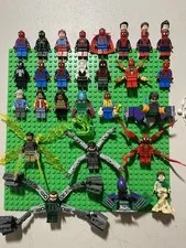 LEGO Spiderman Minifigure Lot  (+ web Accessories)